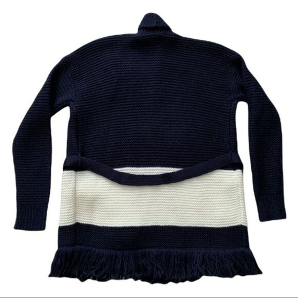 NEW Ann Taylor LOFT Blue Kimono Tie Cardigan sz S - Picture 3 of 5